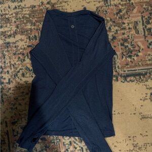 lululemon athletica Navy Blue Long Sleeve Top